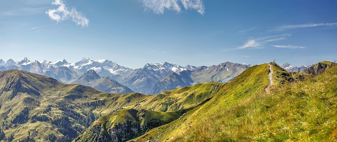 Alpines Bergpanorama 