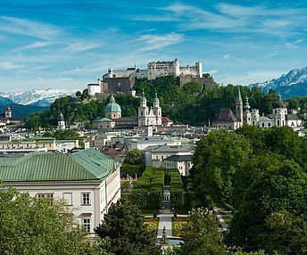 Stadtansicht von Salzburg
